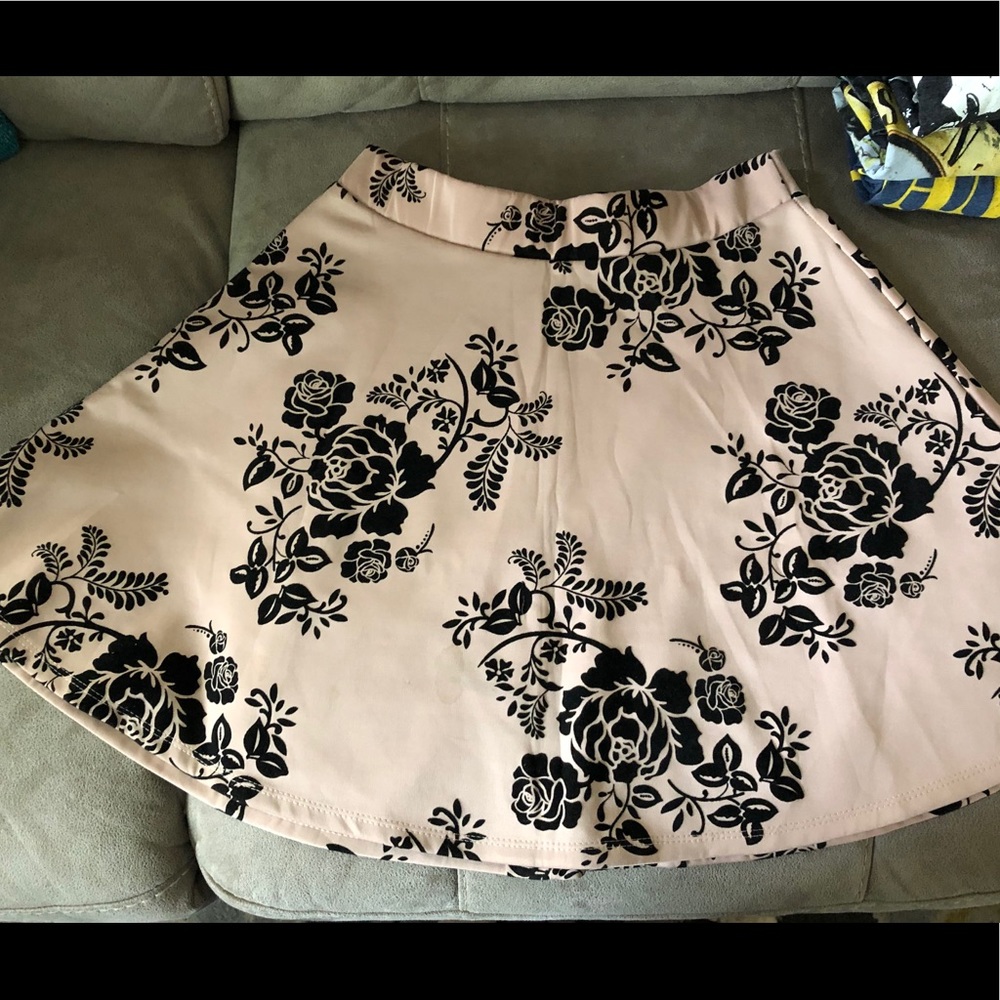 Floral Skater skirt